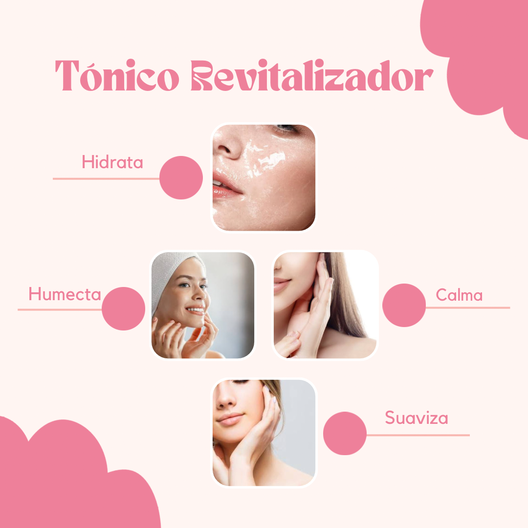 Tónico Vitalizador con Extracto de Rosas y Hamamelis