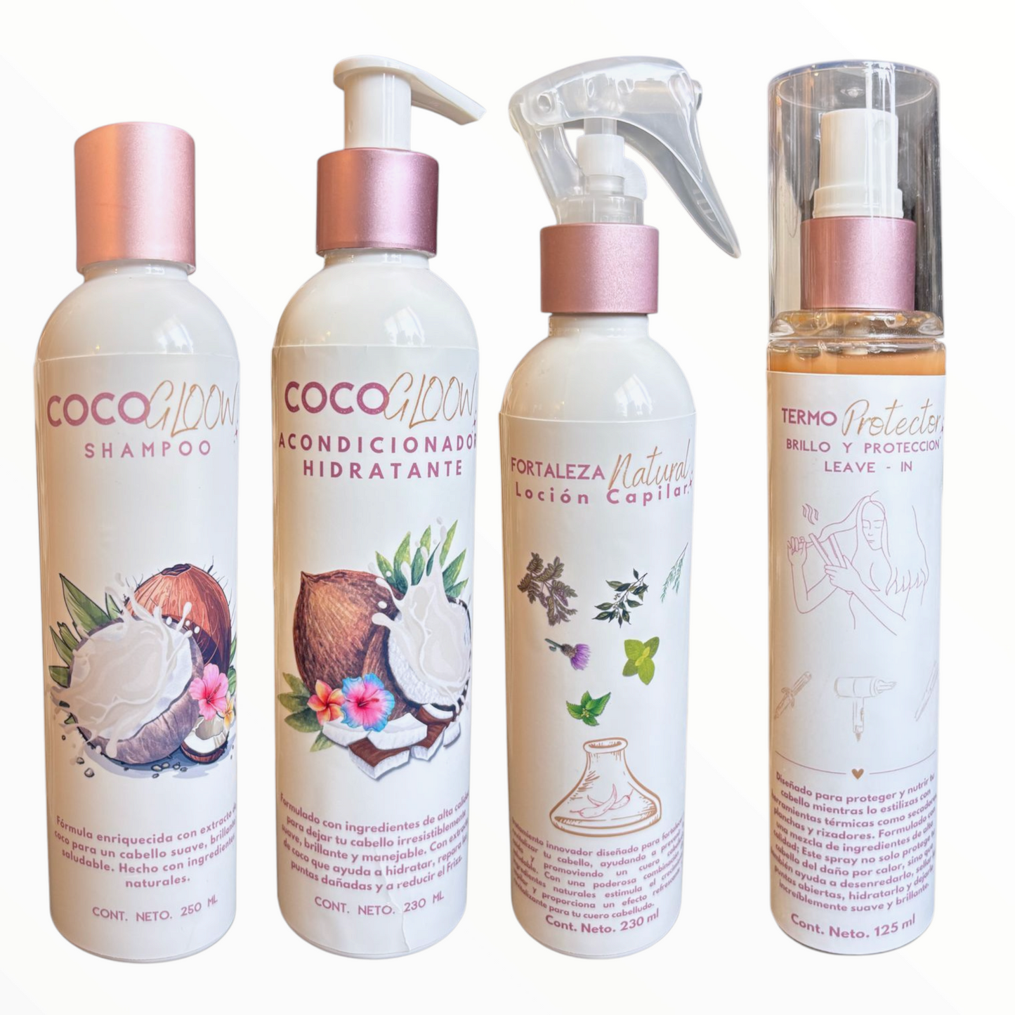 SET CAPILAR SHINY HUSHH – 4 PASOS DE BELLEZA NATURAL (EDICIÓN LIMITADA)